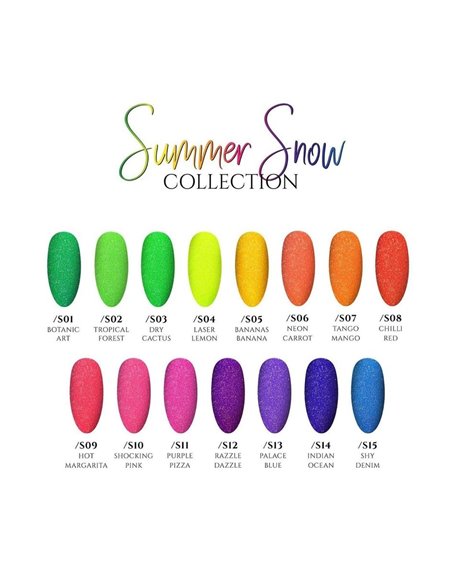 SUMMER SNOW KOLEKCIJA (prah z bleščicami) SLOWIANKA