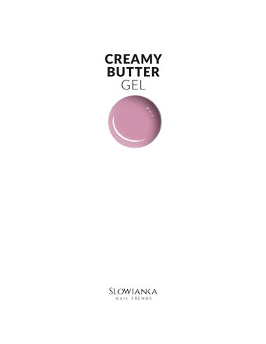 Creamy Butter (SILKY BUTTER GELS) - Gradilni geli svileno maslene strukture Slowianka v » zadimljeno « rjavo roza odtenku