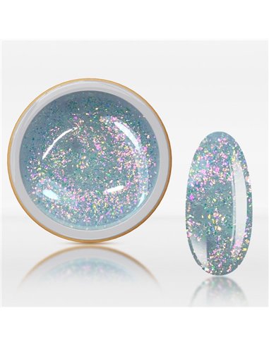 98 - barvni ali gradilni gel s koščki folij