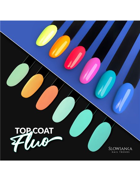 TOP COAT FLUO -  v temi svetleč ZAKLJUČNI top brez disperzije SLOWIANKA