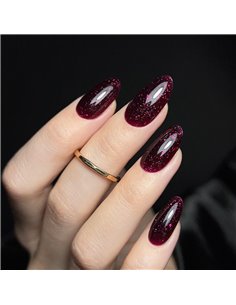 461 Dark Base Fuchsia - barvna baza z bleščicami v barvi fuksije Slowianka