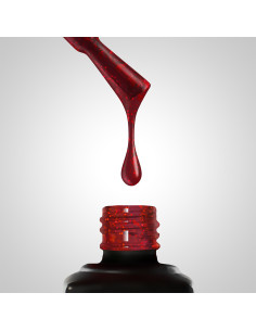 460 Dark Base Red - bordo rdeča baza z bleščicami znamke Slowianka 2