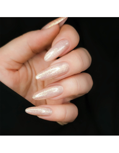 Barvni trajni lak za nohte številka 64 v zeleni barvi Slowianka