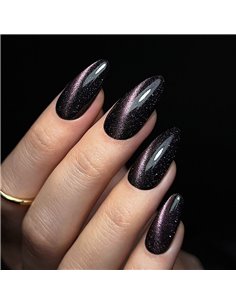 Violet Cat Eye - zaključni top s Cat Eye in Flash efektom za trajno lakirane in umetne nohte znamke Slowianka 2