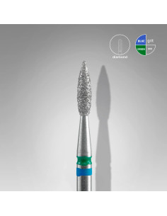Brus plamen DUO z modro zeleno oznako Staleks FA11BG021/8 2