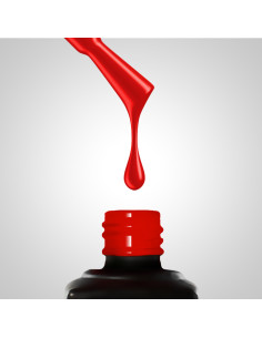 362 Mr.Freud - neonsko rdeč barvni trajni lak za nohte znamke Slowianka 2