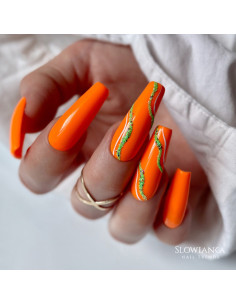 364 It Bag neon oranžni barvni trajni lak za nohte znamke Slowianka