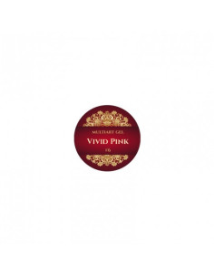 Vivid Pink Multi Art roza barvni gel za risanje, nail art, tanke linije, 3D nail art Slowianka 2