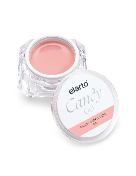 Elarto Candy Gel Pink Apricot rožnato-marelični kamuflažni gradilni gel 5g