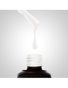 Cloud Dancer 147 – mlečno bel gel lak z nežno sivim tonom 2