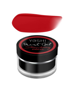 YOSHI Paint Gel Strawberry Neon 5 ml – neon jagodna za nail art (HEMA free)