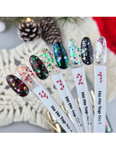 YOSHI HoHoTop No2 HEMA FREE bleščeč zimski top za nohte 10 ml 2